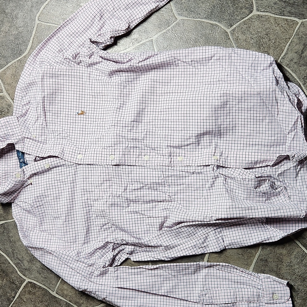 Polo Ralph Lauren dress shirt plaid pink